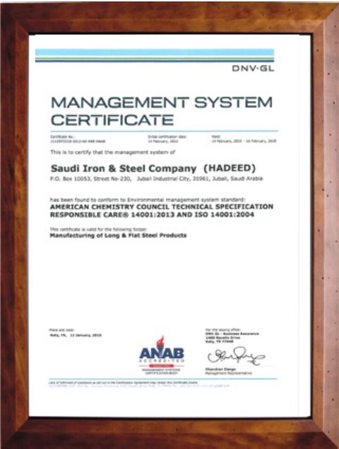 ISO 14001 Environmental Management
